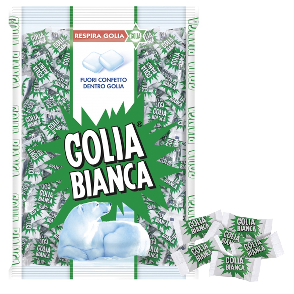 Caramelle Golia Bianca busta 1kg (400pz ca
