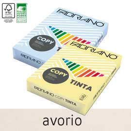 FabrianoColore A4 160gr 250fg col.tenui avorio
