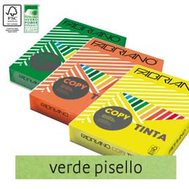 FabrianoColore A4 80GR 500FG COL.FORTI VERDE PISELLO