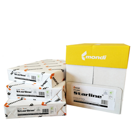 Carta da fotocopie A4 80gr 500Fg Bianca STARLINE (drop max 25 risme