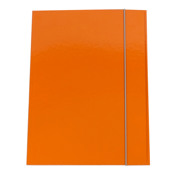 Cartella con elastico 25x34cm Arancio Queen Starline