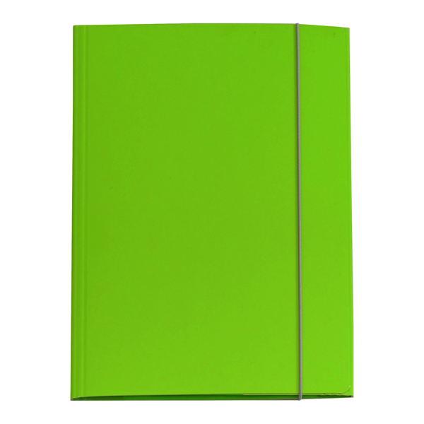 Cartella con elastico 25x34cm Verde prato Queen Starline