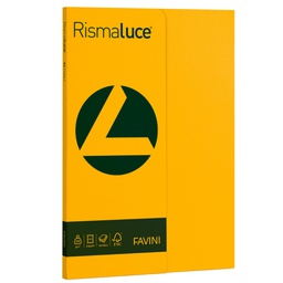 [50575] Carta RISMALUCE SMALL A4 200gr 50fg giallo oro 52 FAVINI