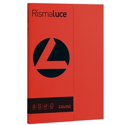 [50577] Carta RISMALUCE SMALL A4 200gr 50fg scarlatto 61 FAVINI