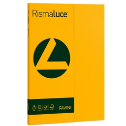 [50564] Carta RISMALUCE SMALL A4 90gr 100fg giallo oro 52 FAVINI