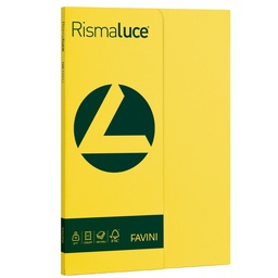 [50563] Carta RISMALUCE SMALL A4 90gr 100fg giallo sole 53 FAVINI