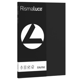 [50572] Carta RISMALUCE SMALL A4 90gr 100fg nero 63 FAVINI