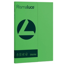 [50569] Carta RISMALUCE SMALL A4 90gr 100fg verde 60 FAVINI