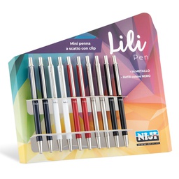 [51738] CARTELLA 10 MINI PENNE A SFERA SCATTO 1301 NIJI