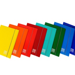 [82382] CARTELLA 3L C/ELASTICO 26X35CM dorso 1,2cm ONE COLOR 2390 BLASETTI