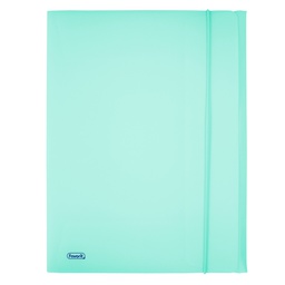 [86562] Cartella 3L c/elastico PPL PASTEL azzurro f.to utile 24x33cm Favorit