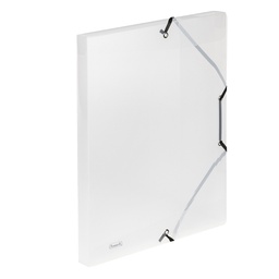 [86577] Cartella 3L C/elastico trasparente LUMINA 24x32 D 2,5cm Favorit