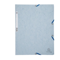 [71871] CARTELLA CON ELASTICO 24x32CM GRIGIO CHIARO CARTONCINO LUSTRE' 425gr