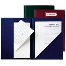 [61678] CARTELLA CON TASCHE COMPLA 71 BLU IN COLPAN 23X33CM