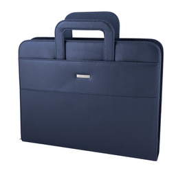 [60399] CARTELLA PORTABLOCCO PROFESSIONAL 36X28.5X6CM BLU City Time