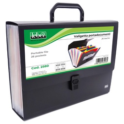 [77422] CARTELLA PORTADOCUMENTI 25 TASCHE art.2580 LEBEZ