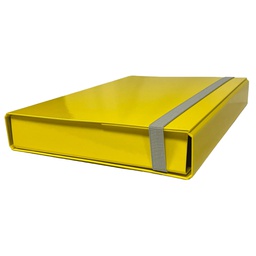 [STL5039] CARTELLA PROGETTO DORSO 5CM C/ELASTICO GIALLO STARLINE