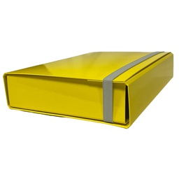 [STL5041] CARTELLA PROGETTO DORSO 7CM C/ELASTICO GIALLO STARLINE