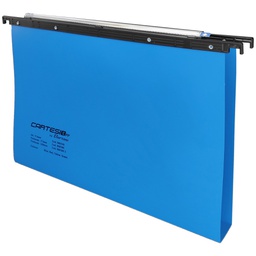 [89335] Cartella sospesa cassetto in PP 39,5/U-3cm BLU 500/395 CARTESIO PP
