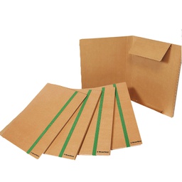 [STL6100] CARTELLINA 3 LEMBI 25X35CM CARTONE FSC C/ELASTICO PIATTO 20mm STARLINE
