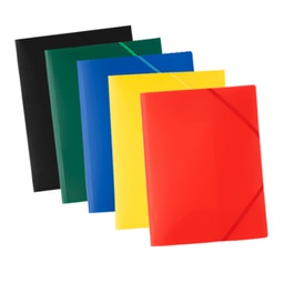 [STL7122] Cartellina 3 lembi con elastico 24x32cm assortito Eco Starline