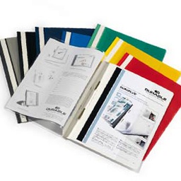 [64402] CARTELLINA A4 AD AGHI PERSONALIZZABILE NERO DURAPLUS 2579