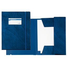 [25593] CARTELLINA ARCHIVIO 3L F BLU 25X35CM