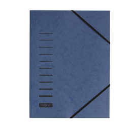 [86591] Cartellina blu con elastico in cartoncino A4 PAGNA