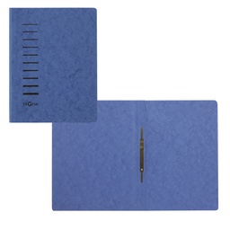 [86593] Cartellina blu in cartone con pressino fermafogli A4 PAGNA