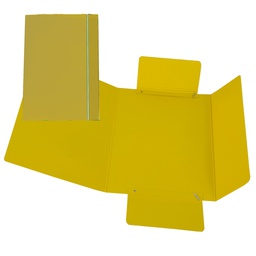 [37540] CARTELLINA C/ELASTICO 17X25CM GIALLO 40L