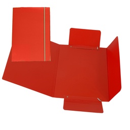 [37537] CARTELLINA C/ELASTICO 17X25CM ROSSO 40L