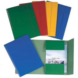 [48363] CARTELLINA C/ELASTICO C46 ROSSO 25X35CM