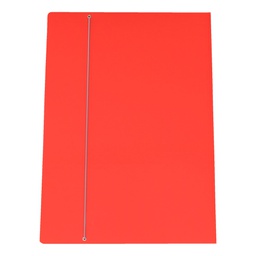 [37542] CARTELLINA C/ELASTICO cartone plastificato 35X50CM ROSSO 35EL