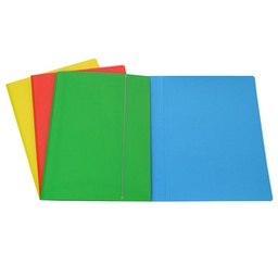 [37542] CARTELLINA C/ELASTICO cartone plastificato 35X50CM ROSSO 35EL