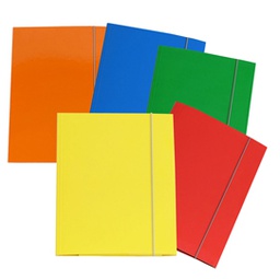 [51437] CARTELLINA CON ELASTICO 32PL 25X34CM ASSORTITO