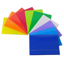 [37534] CARTELLINA CON ELASTICO 32PL 25X34CM GIALLO