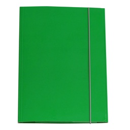 [37533] CARTELLINA CON ELASTICO 32PL 25X34CM VERDE
