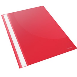 [56714] CARTELLINA PPL CON FERMAFOGLI 21X29,7 ROSSO REPORT FILE ESSELTE