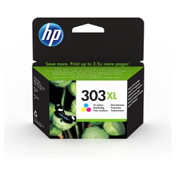 [HPT6N03AE] CARTUCCIA A GETTO D'INCHIOSTRO HP 303XL TRICROMIA