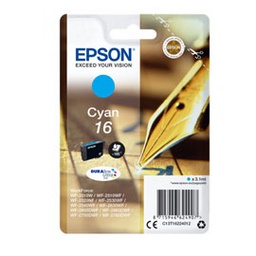 [EPST16224012] CARTUCCIA A PIGMENTI CIANO EPSON DURABRITE ULTRA, SERIE 16/PENNA E CRUCIVERBA