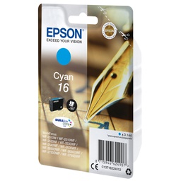 [EPST16224012] CARTUCCIA A PIGMENTI CIANO EPSON DURABRITE ULTRA, SERIE 16/PENNA E CRUCIVERBA