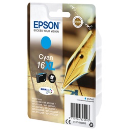 [EPST16324012] CARTUCCIA A PIGMENTI CIANO EPSON DURABRITE ULTRA, SERIE 16XL/PENNA E CRUCIVERBA