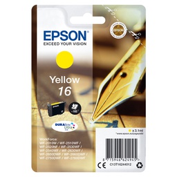 [EPST16244012] CARTUCCIA A PIGMENTI GIALLO EPSON DURABRITE ULTRA, SERIE 16/PENNA E CRUCIVERBA,