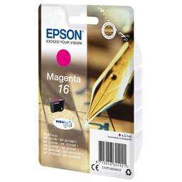 [EPST16234012] CARTUCCIA A PIGMENTI MAGENTA EPSON DURABRITE ULTRA, SERIE 16/PENNA E CRUCIVERBA