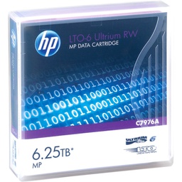 [HPC7976A] CARTUCCIA DATI HP ULTRIUM LTO-6 6,25 TB MP RW
