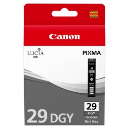 [CANINKPGI29DGY] CARTUCCIA GRIGIO SCURO LUCIA PHOTO PGI-29DGY PIXMA PRO 1