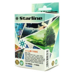 [SSTINKB1100C] CARTUCCIA INK CIANO PER PRINT C/BROTHER LC980C LC1100C