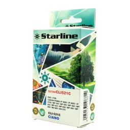 [SSTINKCLI521C] CARTUCCIA INK CIANO PER PRINT C/CANON CLI521C