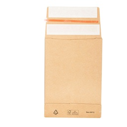[97511] 250 Sacchetti a fondo quadro E-Green carta kraft avana C5 16,2x22,9x4+10cm