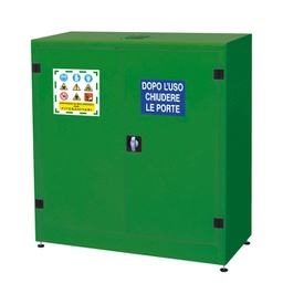 [97463] Armadio di sicurezza per fitosanitari e pesticidi 107,5x50x110cm verde